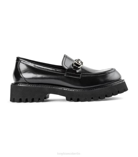 Slipper| de Tony Bianco Frauen Greer Freizeitschuhe Schwarz hochglänzend 4624581